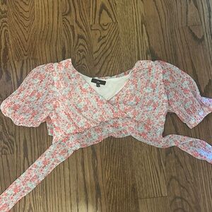 Lulus floral crop top
